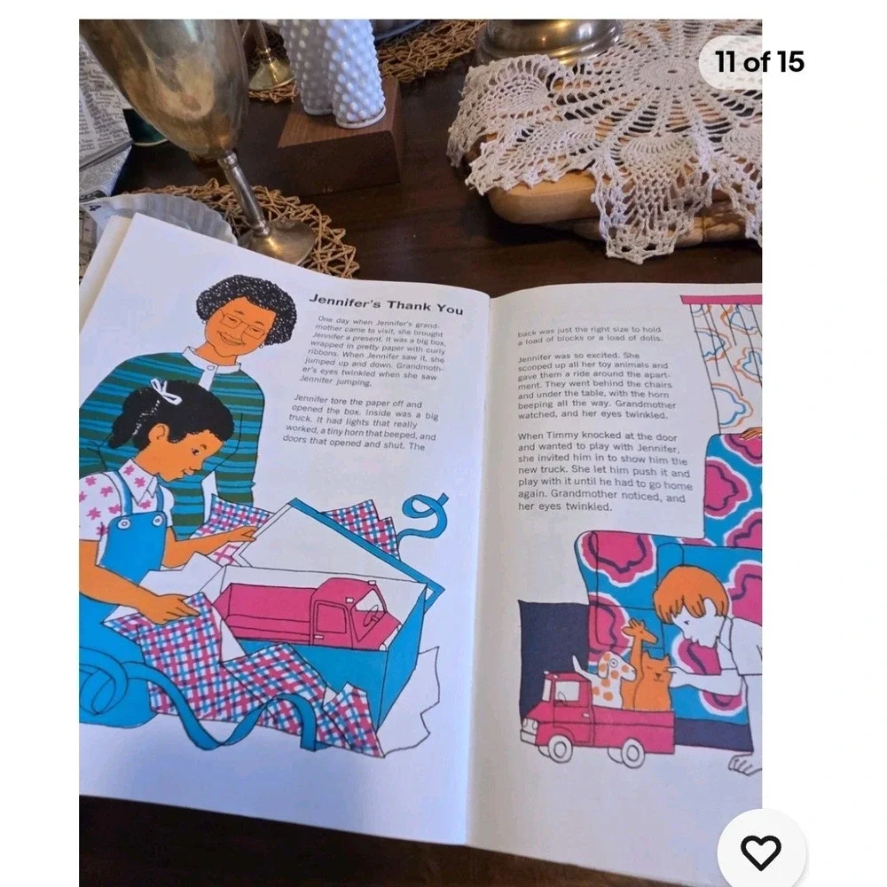 vintage Set Of Two Kids Sunday School Teaching Book And Story Tell Me About God